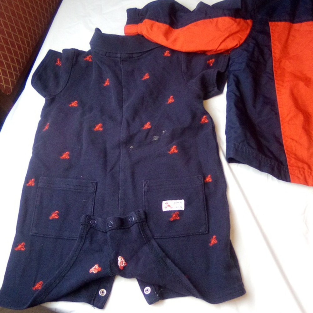 L.L . BEAN SPRING JACKET/ JANIE AND JACK ROMPER - Picture 5 of 5
